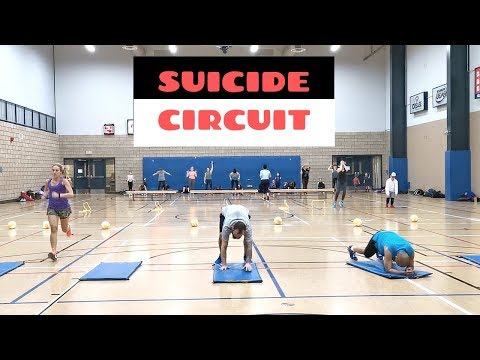 Suicide Circuit Workout - Advanced Group Training