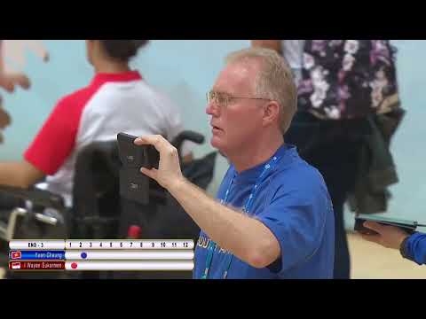 BISFed Dubai Boccia Regional Open 18.12.2019 ¼ Final I Wayan Sukarmen (INA) vs Yuen Cheung (HKG) BC4