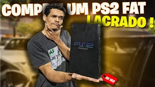 COMPREI UM PLAYSTATION 2 FAT LACRADO POR R$ 150, RAPAZ ESPERO QUE NÃO SEJA GOLPE !