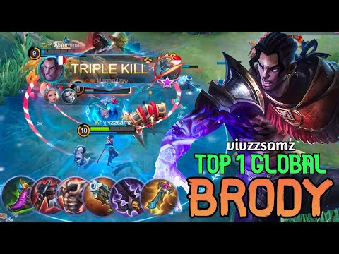 Unstoppable Brody, No Mercy ! [Top 1 Global Brody] - Mobile Legends