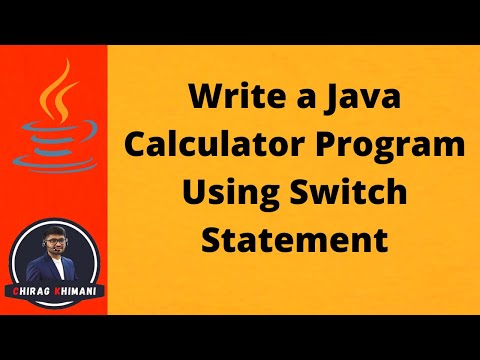 Java Calculator Program By Using Switch Statement