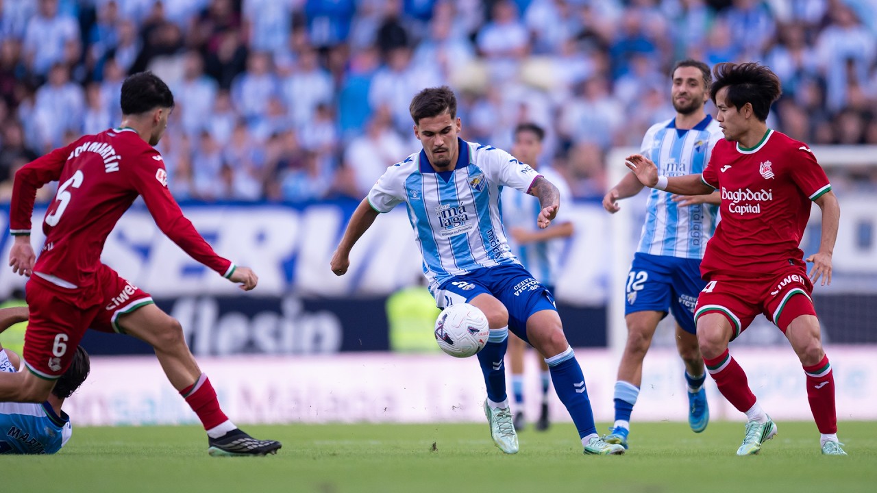Málaga CF 2 - 5 Real Sociedad de Fútbol highlights