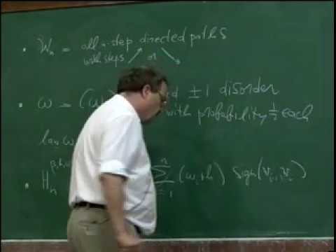 XIV Escola Brasileira de Probabilidade - Mini-course: Random Polymers - Class 05