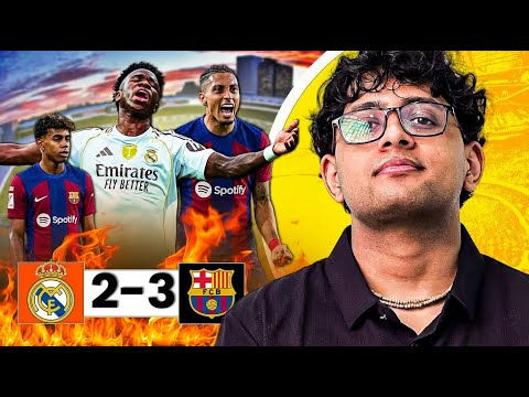 RAPHINHA HUMBLED REAL MADRID!! || BARCELONA 3-2 REAL MADRID!