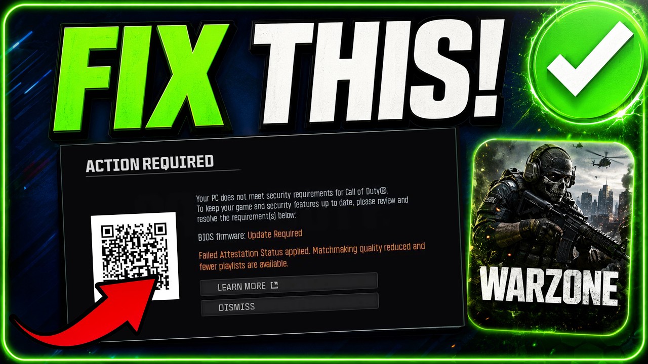CALL OF DUTY WARZONE BIOS FIRMWARE UPDATE REQUIRED | Bios Firmware Update Required CoD [FIXED] ✅