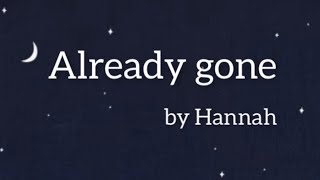 Download lagu Already gone - original song mp3 Download lagu Already gone - original song mp3