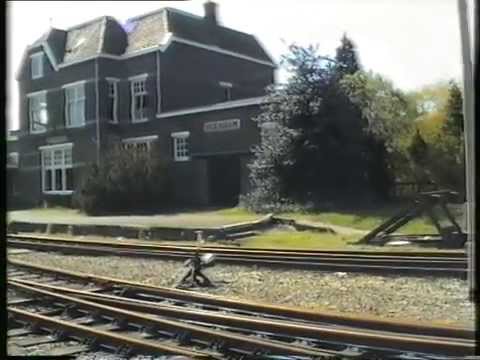 Veendam station en spoor