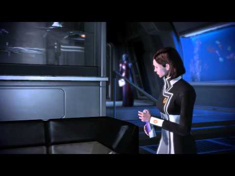 Mass Effect 2: Liara on the Normandy