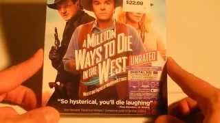 A Million Ways To Die In The West Unrated On Blu Ray,DVD, And Digital HD