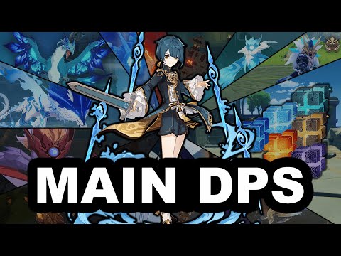 Playing Xingqiu As Main DPS Against *All Bosses In The Game