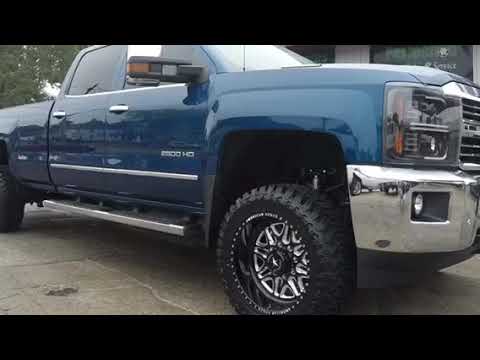 Installing a cognito leveling kit and American force wheels on a Duramax