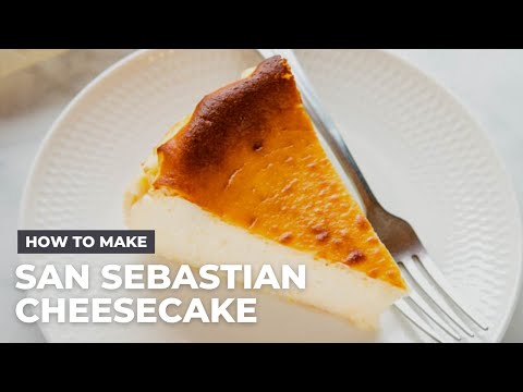 How to Make a San Sebastian Cheesecake - Basque Burnt Cheesecake Recipe