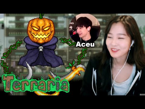 39daph Plays Terraria - w/ Aceu Part 3 (Final)