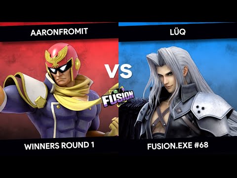 Fusion.exe 68 - LüQ (Sephiroth) vs AaronFromIT (Captain Falcon) - Bracket - Winners Round 1
