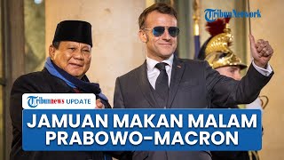 Prabowo Hadiri Jamuan Makan Malam di Istana Prancis Élysée, Macron Sambut Hangat Presiden RI