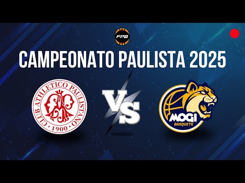 PAULISTANO X MOGI BASQUETE - AO VIVO COM IMAGENS | CAMPEONATO PAULISTA 2025