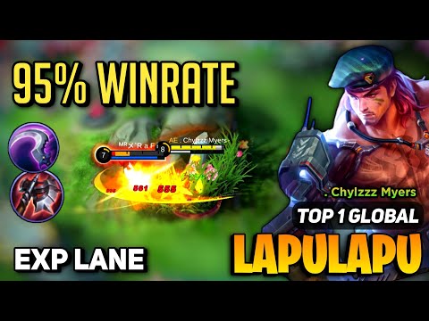95% WINRATE! Lapu Lapu Best Build 2023 [ Lapu Lapu Top 1 Global Gameplay ] Mobile Legends