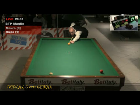 MAURO vs RIZZO - 3^PROVA BILIARDO BTP 2016 MAGLIE