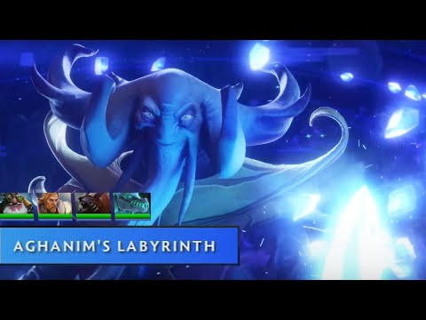 Aghanim's Labyrinth Run W/ Sniper, Omni, Ursa, WW (Aprentice)