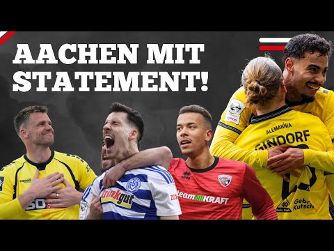 Aachen bricht den Fluch, Osnabrück dominiert | Dreierkette - 25.Spieltag