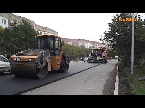 Ремонт на финишной прямой: в Магадане продолжаются дорожные работы