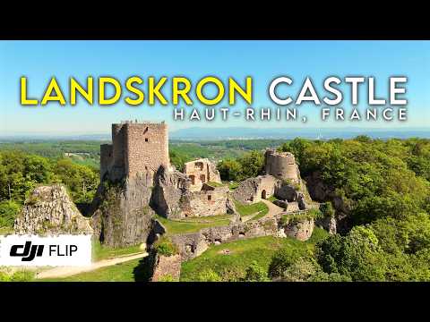 France: Landskron Castle - Watcher on the Hills (4K, Drone/DJI Flip)