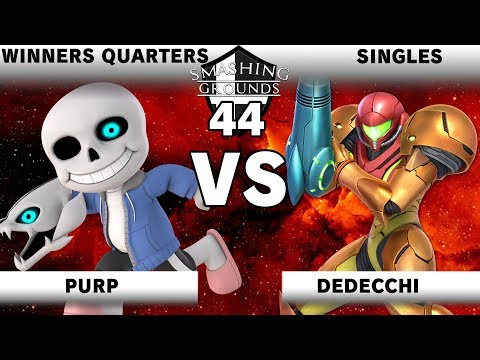 Smashing Grounds 44 Winners Quarters - Purp [Mii Gunner] v Dedecchi [Samus]