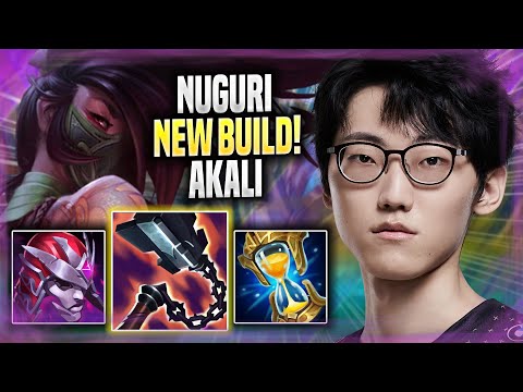 NUGURI TRIES THIS NEW AKALI BUILD! - Nuguri Plays Akali TOP vs Kled! | Season 2022