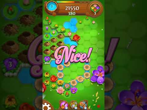 Blossom Blast Saga 698 level. No boosters. 3 stars.