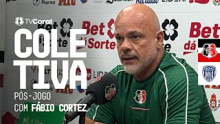 TV Coral - Coletiva pós-jogo com Fábio Cortez - Santa Cruz 1x0 Decisão - Quartas - PE 2026