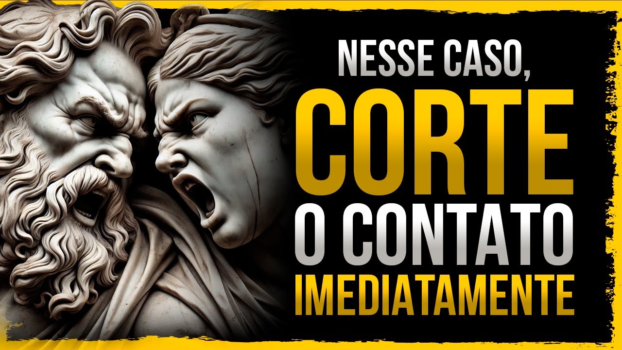 10 Sinais que VOCÊ deve CORTAR CONTATO com alguém l Marco Aurélio