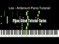 Anbenum Song Piano Cover LEO Anirudh Thalapathy Vijay Piano Glise Tutorial Series