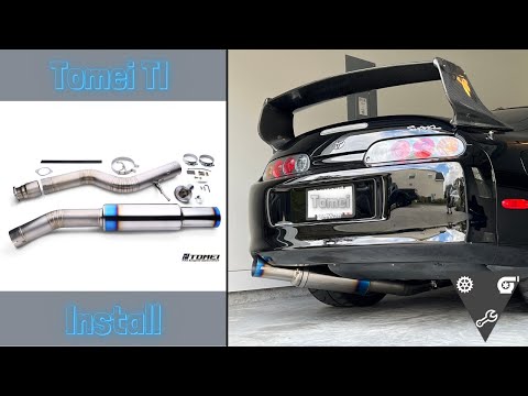 Tomei TI Install on an MKIV Toyota Supra