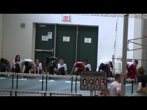 3A Boys 60m Hurdle Prelims Heat 3 - Illinois Top Times 2014