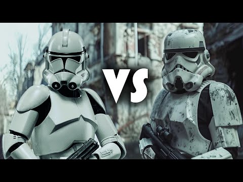 200 Clones vs 200 Stormtroopers Who Wins?
