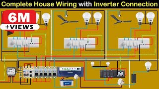 Complete House Wiring with inverter connection for