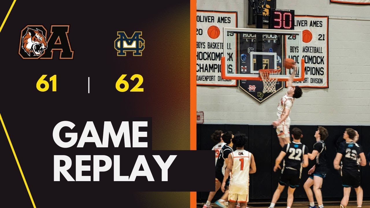 OA Boy's Basketball vs Malden Catholic 2025 MIAA Playoffs Final Four