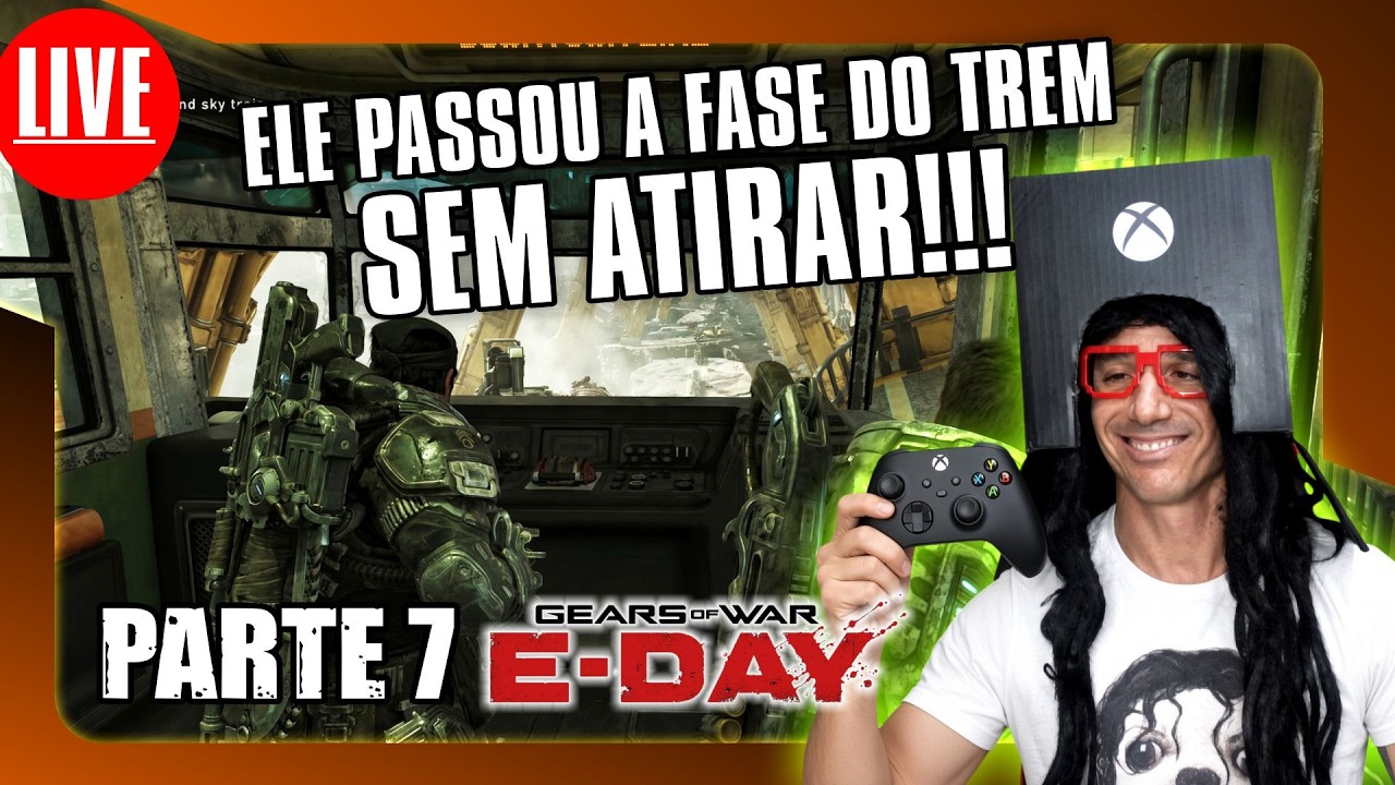 🎮🚨AO VIVO - Gears of War: E-Day -  VAI PASSAR A FASE DO TREM SEM ATIRAR??? PARTE 7 #GearsofWarEDay