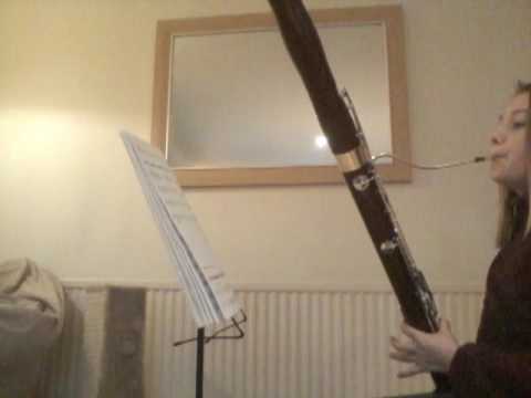 Pink panther on the bassoon