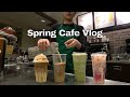 Starbucks Cafe Vlog | Spring Launch | Lavender drinks!