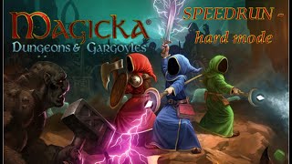 Magicka Speedrun no glitches [08:02] in game - Dungeons and Gargoyles - Hard Mode