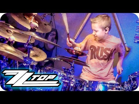 LA GRANGE - ZZ TOP (9 year old Drummer) Drum Cover