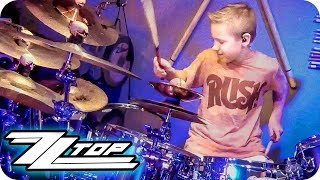 LA GRANGE - ZZ TOP (9 year old Drummer) Drum Cover