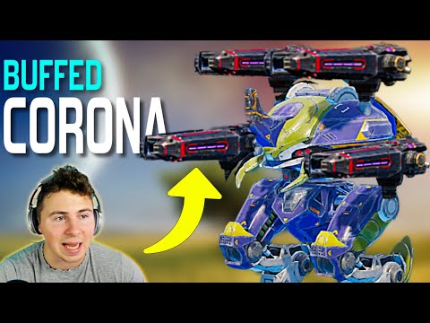 WHOA! The Improved CORONA Are BACK! Blasting Through Robots | War Robots