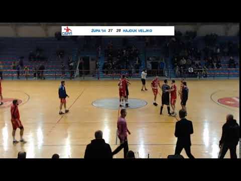 SBRL 15. kolo / IZ / RK Župa 54 - RK Hajduk Veljko