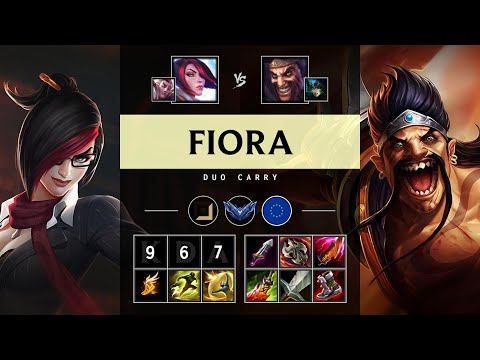 Fiora ADC vs Draven - EUW Diamond Patch 25.14