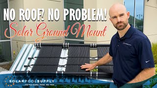 No Roof Space? Ground Mount Solar Pool Panels Are Your Solution | Sola