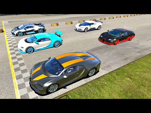 Bugatti Chiron Super Sport 300+ vs Bugatti Hypercars - Nardo Speed Ring