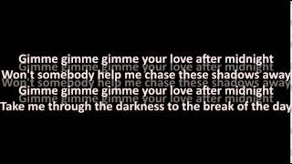 Yngwie Malmsteen - Gimme Gimme Gimme with lyrics
