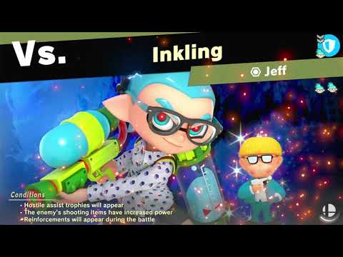 Super Smash Bros Ultimate World of Light: Inkling vs Jeff